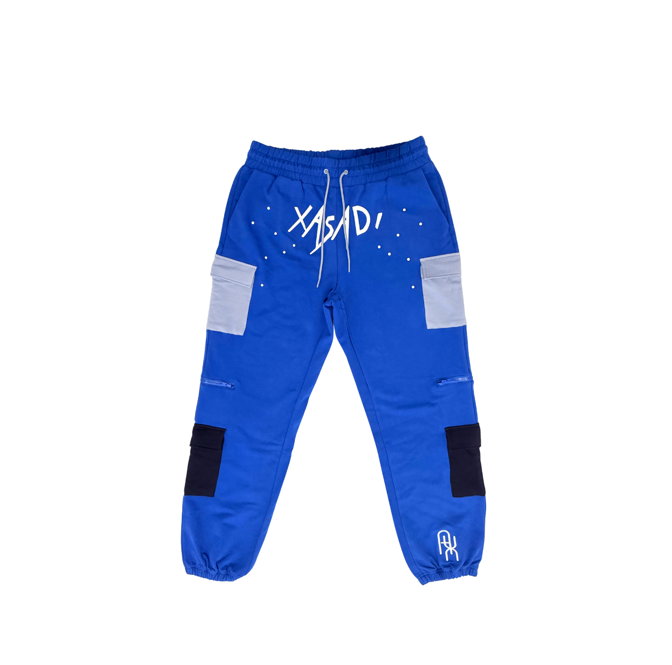 Blue Based Color Block Joggers - UNISEX