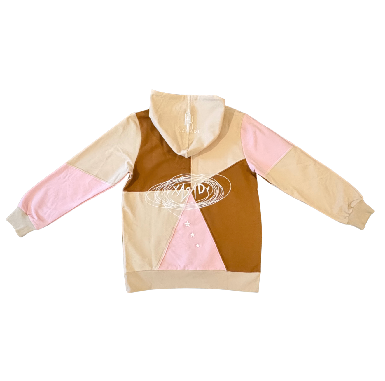 Pink Based Color Block Hoodie - UNISEX – xasadi.com